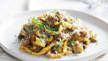 HOMEMADE PICI PASTA WITH SHORT RIB RAGU HOMEMADE PICI PASTA WITH SHORT RIB RAGU