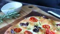 Tomato, Olive and Garlic Focaccia Tomato, Olive and Garlic Focaccia