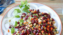 Moroccan Kidney Bean & Chickpea Salad Moroccan Kidney Bean & Chickpea Salad
