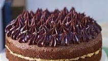 John Whaite's Chocolate chiffon cake with salted caramel butter cream John Whaite's Chocolate chiffon cake with salted caramel butter cream
