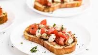 Tomato Mozzarella Bruschetta Tomato Mozzarella Bruschetta