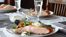 Poached Salmon Fillets Poached Salmon Fillets