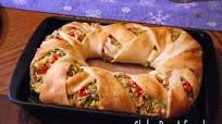 Chicken Broccoli Spinach Artichoke Wreath Chicken Broccoli Spinach Artichoke Wreath