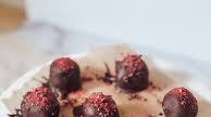 Chocolate-Covered Coconut Strawberry Truffles Chocolate-Covered Coconut Strawberry Truffles