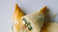 Chard Chickpea Olive Spanakopitas Chard Chickpea Olive Spanakopitas