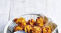 Baked onion bhajis Baked onion bhajis