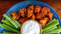Baked Buffalo Cauliflower Bites Baked Buffalo Cauliflower Bites