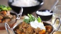 Slow Cooked Lamb Tikka Curry with Basmati Rice & Yoghurt Slow Cooked Lamb Tikka Curry with Basmati Rice & Yoghurt