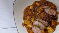 Sweet Bourbon Pork Tenderloin & Beans Sweet Bourbon Pork Tenderloin & Beans