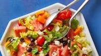 Greek Tomato & Watermelon Feta Salad Greek Tomato & Watermelon Feta Salad