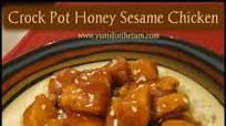 Crock Pot Honey Sesame Chicken Crock Pot Honey Sesame Chicken