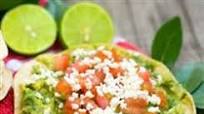 Vegetarian Tostadas with Avocado and Cheese Mexican Recipe Vegetarian Tostadas with Avocado and Cheese Mexican Recipe
