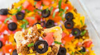 Ground Beef Taco Dip Ground Beef Taco Dip