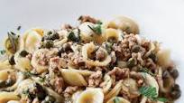 Orecchiette with Veal, Capers and White Wine Orecchiette with Veal, Capers and White Wine