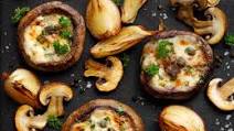Stuffed Portobello Mushrooms with Taleggio Cheese Stuffed Portobello Mushrooms with Taleggio Cheese