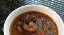 Spicy Black Bean Soup With Cajun Sausage Spicy Black Bean Soup With Cajun Sausage