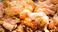 Pan-Fried, Boneless, Skinless Crispy Chicken Thighs Pan-Fried, Boneless, Skinless Crispy Chicken Thighs