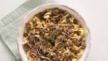 Beef and Gravy over Egg Noodles Beef and Gravy over Egg Noodles