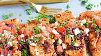 Grilled Mediterranean Bruschetta Salmon Grilled Mediterranean Bruschetta Salmon