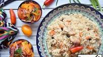 Uzbek Pilaf with Chicken and Raisins Recipe Uzbek Pilaf with Chicken and Raisins Recipe