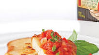 Roasted Pepper and Basil Bruschetta Roasted Pepper and Basil Bruschetta