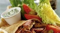 Lamb Pita with Tzatziki Sauce Lamb Pita with Tzatziki Sauce