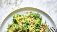 Grilled Pork Chops and Quinoa with Broccoli and Asparagus Grilled Pork Chops and Quinoa with Broccoli and Asparagus