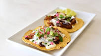 BBQ Brisket Tostadas with Mexican Cheese Sauce using Queso Bravo Dip BBQ Brisket Tostadas with Mexican Cheese Sauce using Queso Bravo Dip