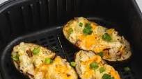 Air Fryer Twice Baked Potatoes Air Fryer Twice Baked Potatoes