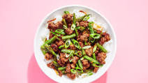 Teriyaki Ginger Beef Bowl with Green Beans & Rice Teriyaki Ginger Beef Bowl with Green Beans & Rice