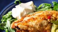 Keto cheese-filled chicken breast with guacamole Keto cheese-filled chicken breast with guacamole