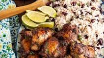 Jamaican Jerk Chicken with Rice and Peas Jamaican Jerk Chicken with Rice and Peas
