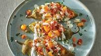 Chiles cuaresmeños rellenos de papa y chorizo Chiles cuaresmeños rellenos de papa y chorizo