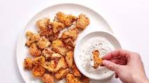 Air-Fried Buffalo Cauliflower Bites Air-Fried Buffalo Cauliflower Bites