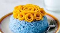 Blue Sticky Rice with Mango Blue Sticky Rice with Mango