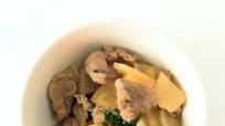 Simmered Pork and Daikon Radish without Mirin and Mentsuyu Simmered Pork and Daikon Radish without Mirin and Mentsuyu