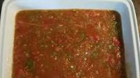 Salsa de jitomates y chiles jalapeños, cocidos Salsa de jitomates y chiles jalapeños, cocidos