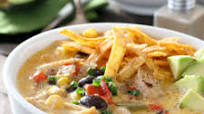 Cheesy Slow Cooker Chicken Fajita Soup Cheesy Slow Cooker Chicken Fajita Soup