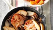 Glazed Smoked Chops with Pears Glazed Smoked Chops with Pears