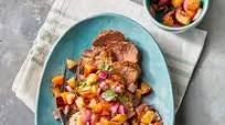 Grilled Pork Tenderloin with Peach Salsa Grilled Pork Tenderloin with Peach Salsa