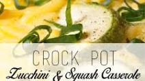 Crockpot Zucchini & Squash Casserole Crockpot Zucchini & Squash Casserole