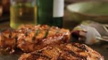 Grilled Bone-in Pork Chops with Hawaiian Marinade Grilled Bone-in Pork Chops with Hawaiian Marinade