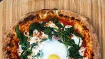 Spinach and Egg Pizza Spinach and Egg Pizza