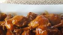 Pollo con coca cola y salsa de barbacoa Pollo con coca cola y salsa de barbacoa