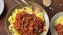 Spaghetti Squash with Meat Sauce Spaghetti Squash with Meat Sauce