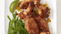 Honey-Glazed Chicken Wings With Snow Peas Honey-Glazed Chicken Wings With Snow Peas