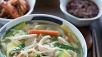Korean Knife Cut Noodle Soup with Chicken Korean Knife Cut Noodle Soup with Chicken