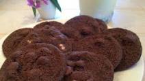 Triple Chocolate Cookies Triple Chocolate Cookies