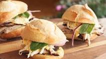 Peruvian style pork sandwich Peruvian style pork sandwich