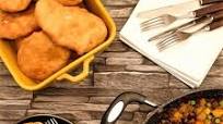 Vetkoek and curried mince Vetkoek and curried mince